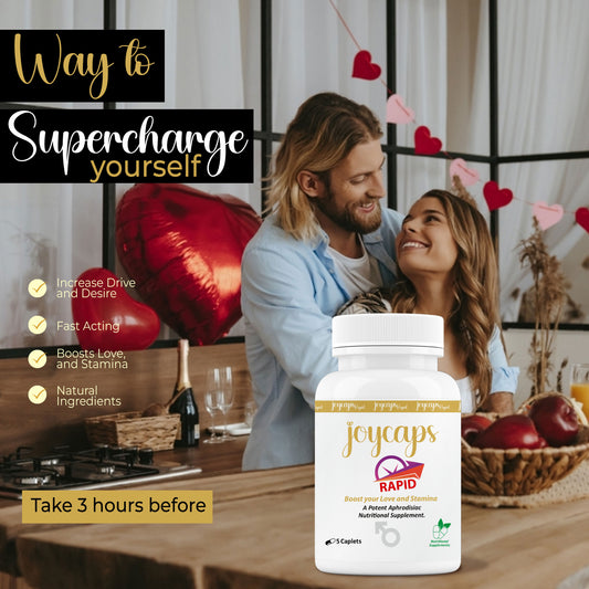 JoyCaps Rapid – Natural Herbal Formula for Instant Energy | 5 Capsules
