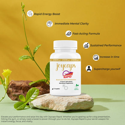 JoyCaps Rapid – Natural Herbal Formula for Instant Energy | 5 Capsules