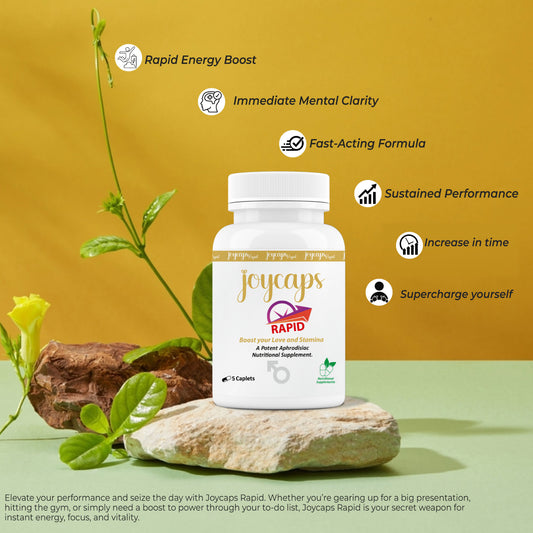JoyCaps Rapid – Natural Herbal Formula for Instant Energy | 5 Capsules
